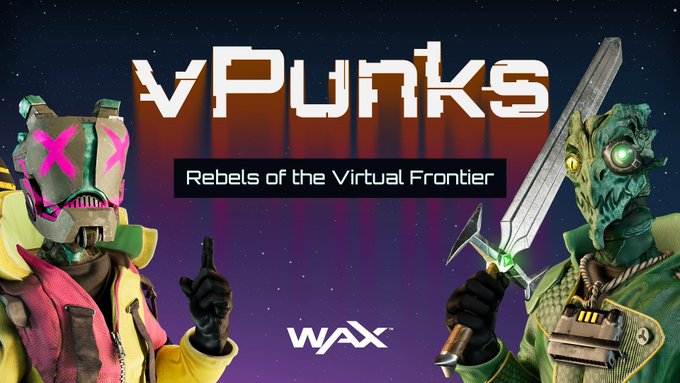 The first 666 vPunks have arrived on WAX! Are you a daring explorer of the Virtual Frontier? Check your WAX Wallet now to see if you scored a unique 1-of-1 vPunk. Share your combination in the comments if you were lucky! #WAXWallet #WAXNFT @wax_io $WAXP