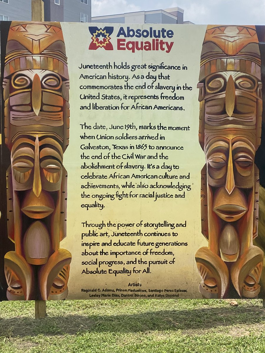 ChasAlade's tweet photo. Today I had the privilege to attend the opening event of the #absoluteequality mural at the American American Library in Houston. Great job Reginald Adams. https://t.co/yO5oBAW7MQ