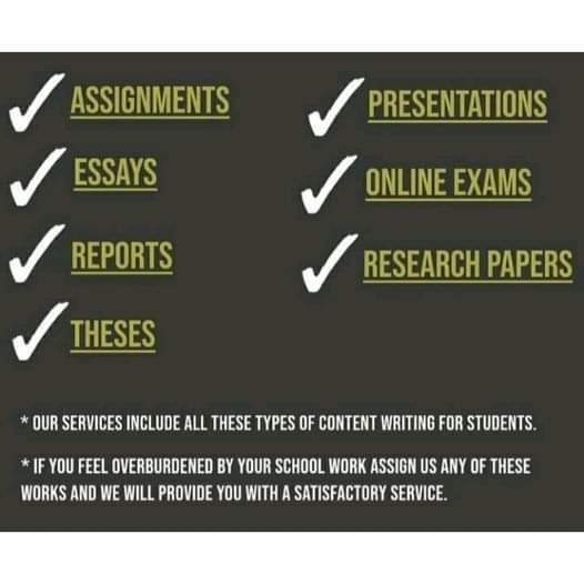 Pay for essay and be sure of the highest quality of service.
#essaydue 
#essaypay 
#essayhelp 
#Statistics
#Literature
#Nursing
#essayhelp
#chemistry 
#homework
#Onlineclass
#businesslaw
#dissertation
#maths
#homework
#Termpapers