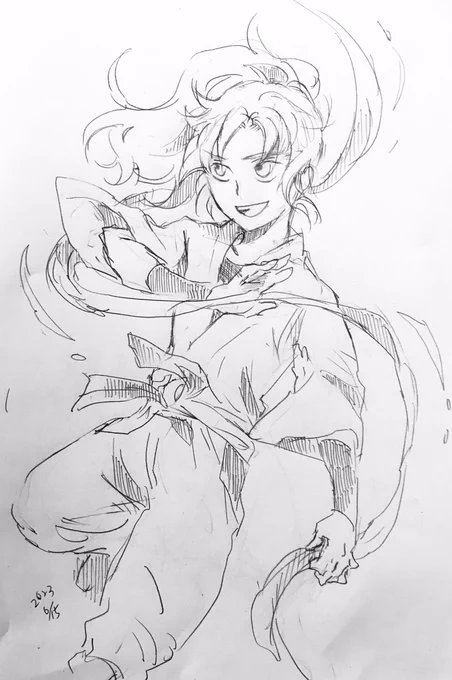 昨日前のジャンルのイラスト見かけたから思わず
今描いたらこんな感じ…ひゃー何年振りかに描いたわ下手になってる😭
それと当時描き上げることが出来なかったラフ 頑張ってたなぁ… 