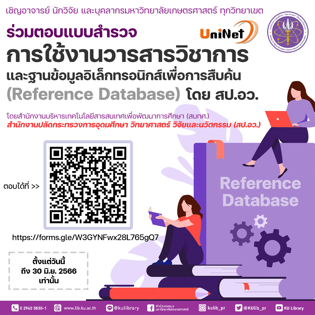 สำนักหอสมุด ม.เกษตรศาสตร์ tweet media