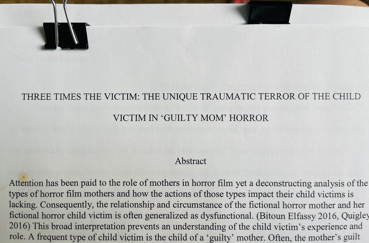 melissalucken's tweet image. Back on the road tomorrow… ready to share my thoughts with the (academic) world. 
#popculture #horror #isadrake