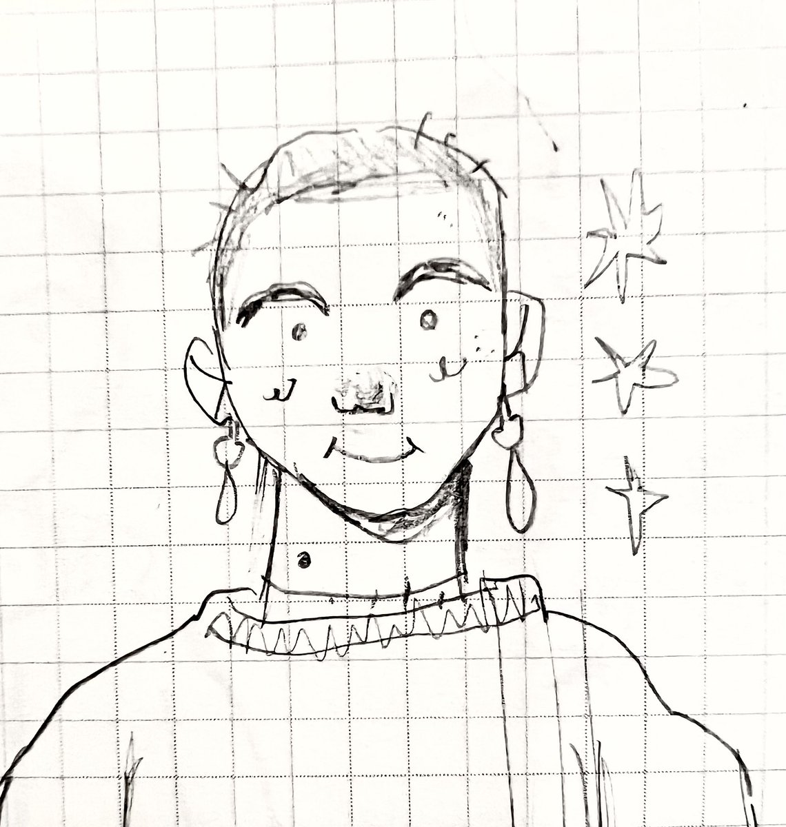 me doodles cuz i'm bald