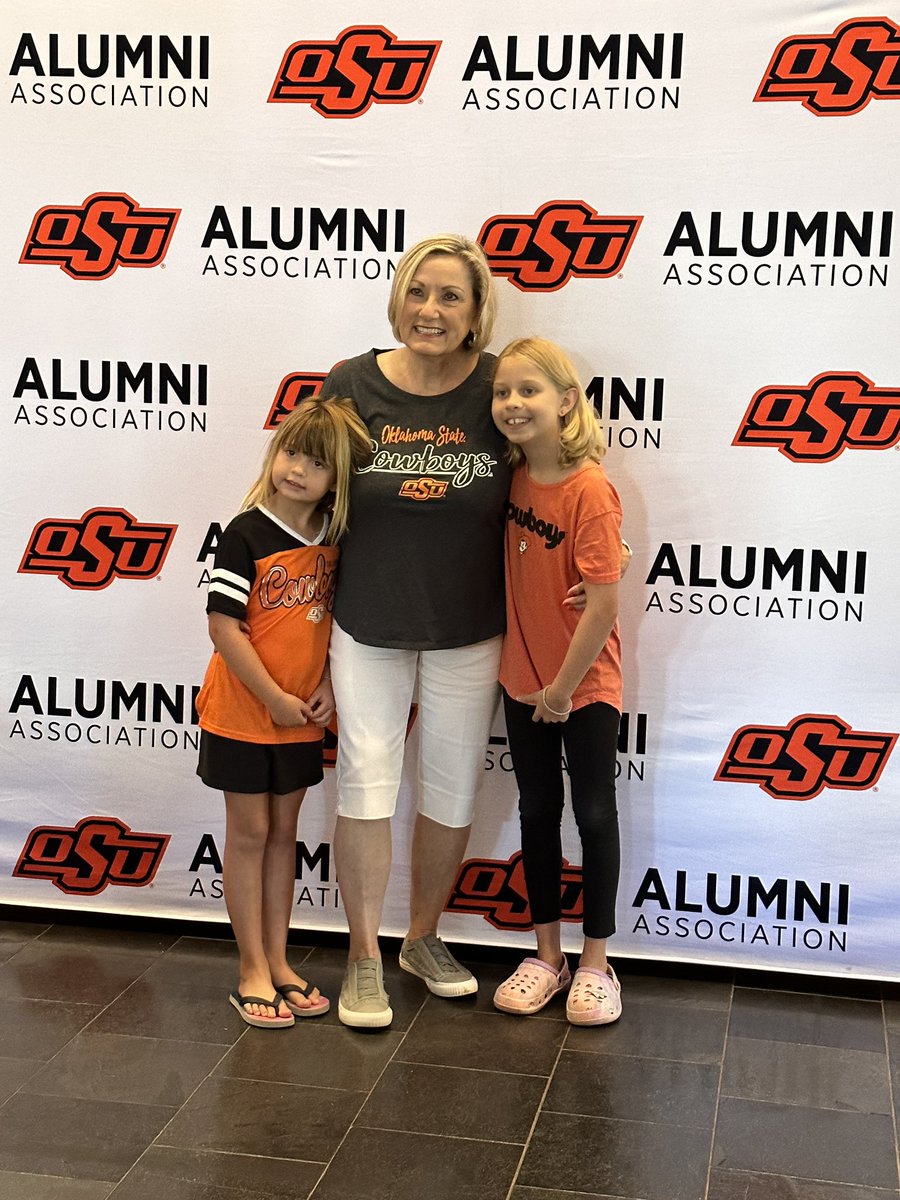 OKStateAlumni's tweet photo. One of our favorite events of the year is here - Grandparent University!

Our first session kicked off today, and we can’t wait to welcome over 600 Cowboy families to campus in the next two weeks with our partner, Legacy Village of Stillwater!

#GPU23 #okstate #GoPokes https://t.co/KykkRVXd8z