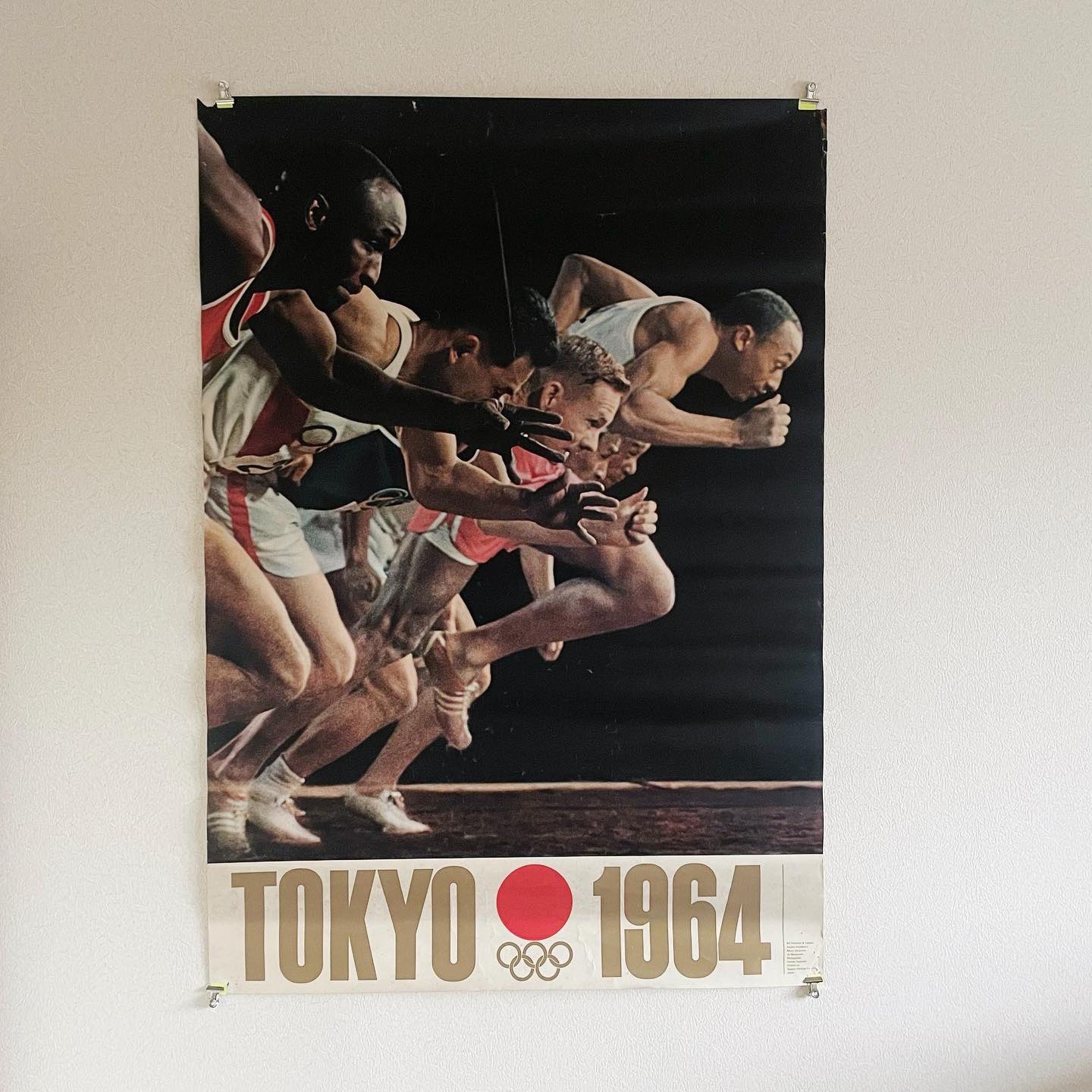 ひし型 1964年東京オリンピック 公式 第4号ポスター - 通販