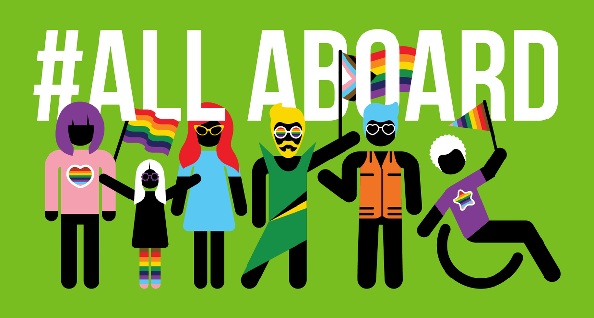 Design the next #AllAboard pride tram! 🌈 Winner recieves $5,000 + design applied to #AllAboard tram in Midsumma Pride March. Runner up receiving $3,000, and design applied to a tram stop along the parade route. @yarratrams @JOY949 @VicPrideCentre yarratrams.com.au/allaboard2024