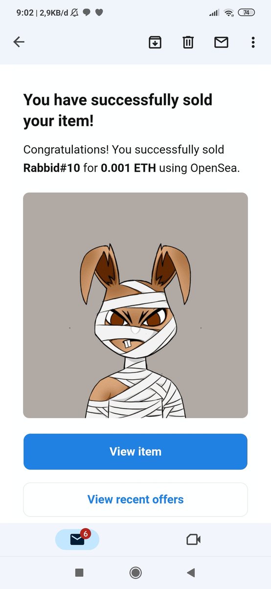 SOLD!! 

Rabbid#10

by @Delvinwood010
thank you for the amazing support you have given ❤❤❤

 Make sure you follow @Delvinwood010 and check out the cool collection🔥🔥

 #NFT #VERTICALNFT