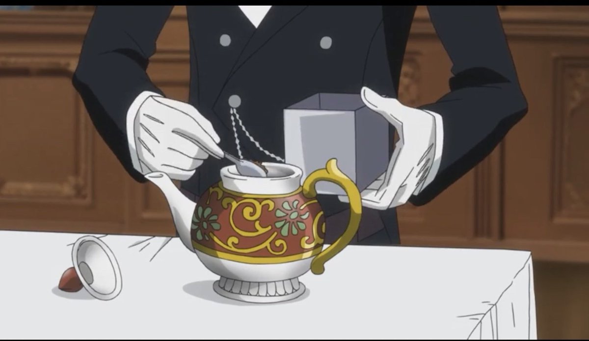 SebastianSebTH's tweet image. "อรุณสวัสดิ์ขอรับ  เช้านี้จะรับชาหรือนมดีขอรับ"