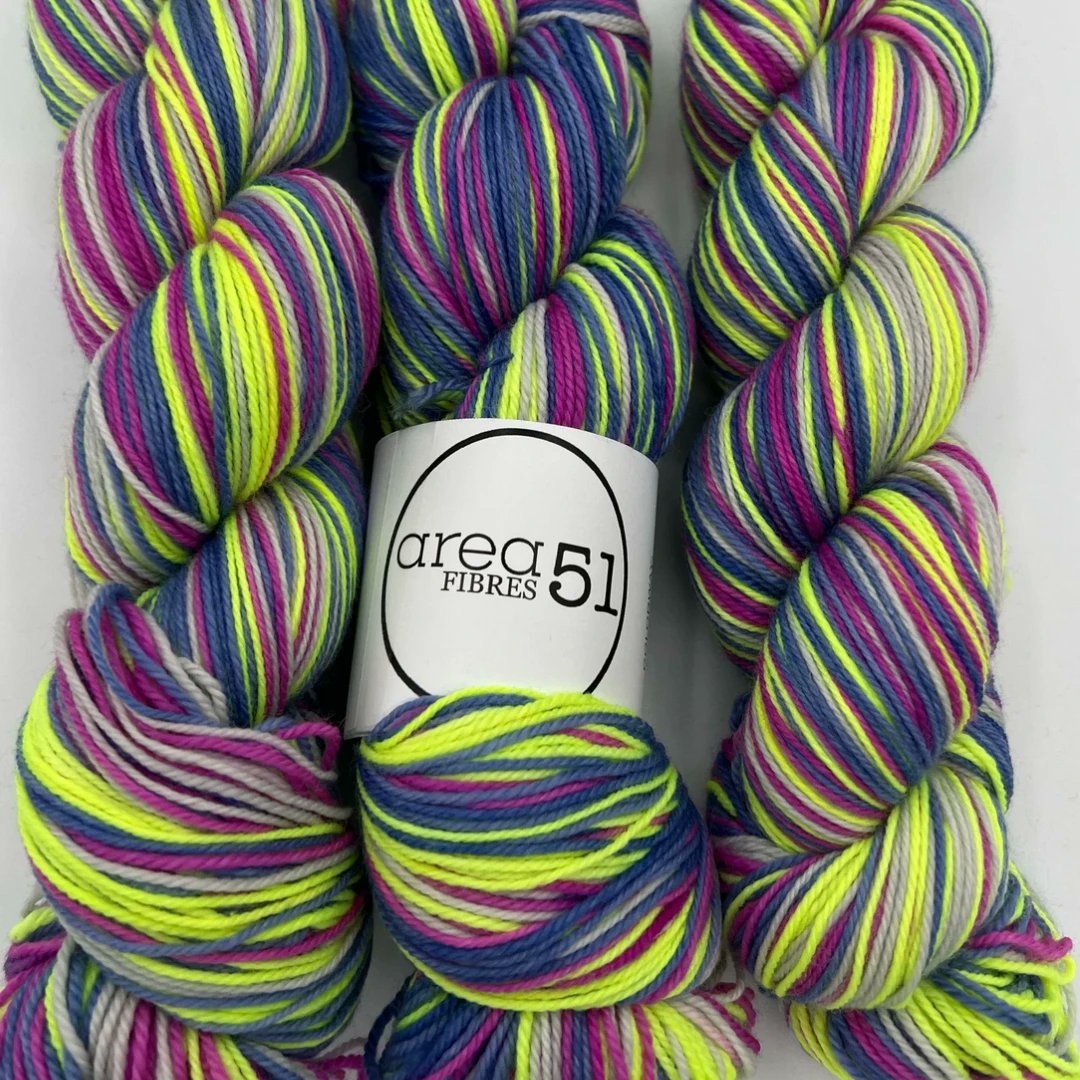 DarnYarnCA's tweet photo. When the news is bleak, it can be hard to maintain a sense of perspective. That's where Yarn Connects Us by Area 51 Fibres comes in.

This intensely coloured self-striping fingering yarn reminds us that we all have something in common.

Find it here: https://t.co/dAq77TlstI https://t.co/M9kvLF4FOU