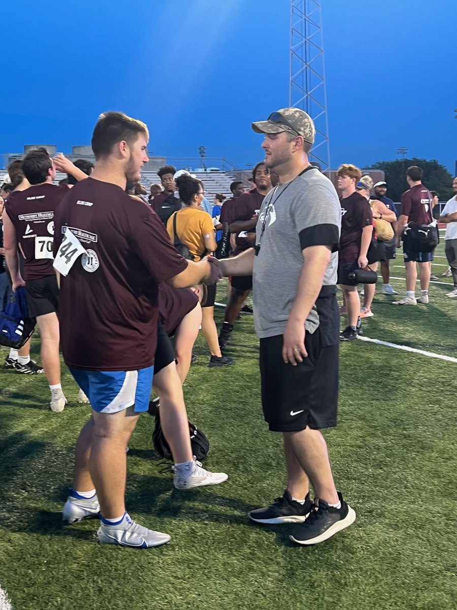 Had an amazing time dominating at Trinity’s camp this year. Thank you <a href="/CoachLytal/">TUFB Coach_Lytal</a> for the constant contact through the year and camp invitation. <a href="/_EliteProspects/">🚨Elite Prospects🚨</a> <a href="/CoachKrisHogan/">Coach Kris Hogan</a> <a href="/CyChristian_Ath/">Cypress Christian Athletics</a> <a href="/CoachMichalak/">Coach Michalak</a>