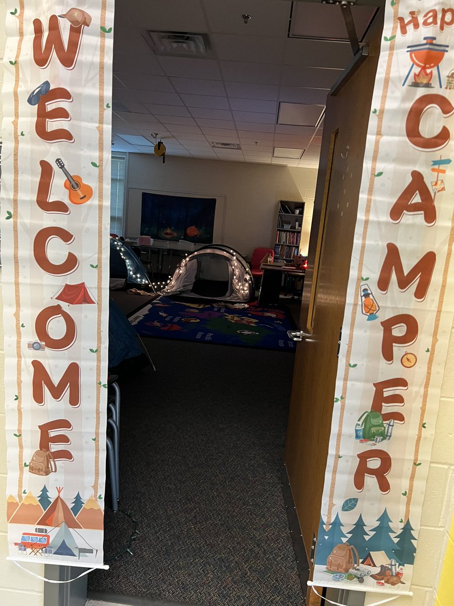 courtlges's tweet image. Camp Read-A-Lot! @PWCSNews @ChrisYungES #CampReadALot #glamping