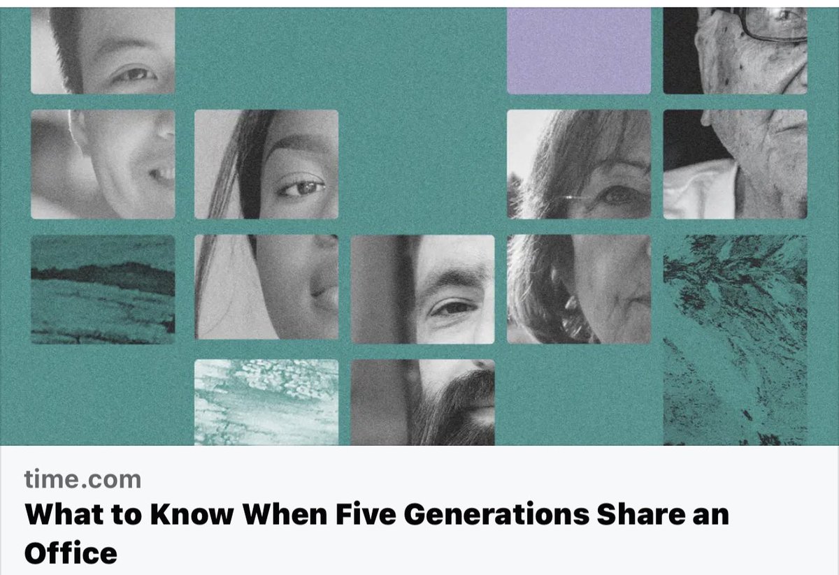 “I love to turn to people who are younger than me and say, ‘I’d love to know how you would approach that. Tell me how you would do it’,” says Gerhardt. “You’re showing them respect.”

time.com/charter/624958…