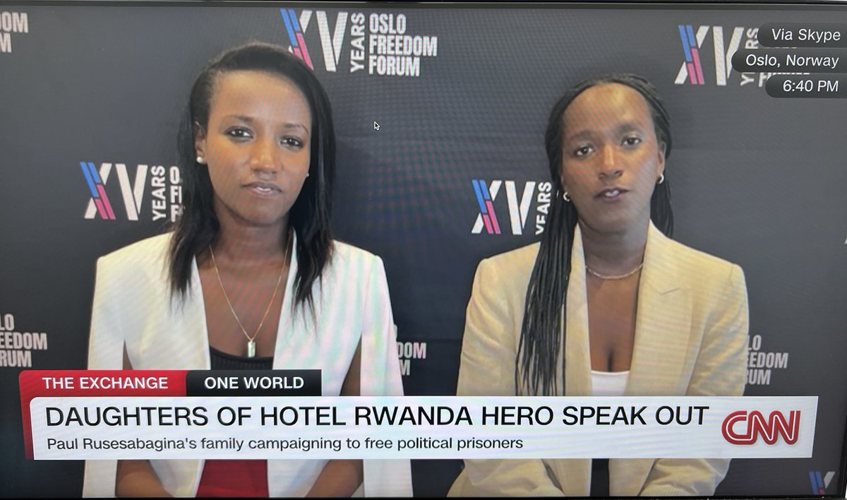 ahbobin's tweet photo. The daughters of "Hotel Rwanda" hero Paul Rusesabagina speak to CNN's
@jchatterleyCNN after their father's return to the United States. https://t.co/3Haq611sQb…
@freethehero @ckanimba @AnaiseKanimba
#FreeRusesabagina https://t.co/yoDUrlU1du