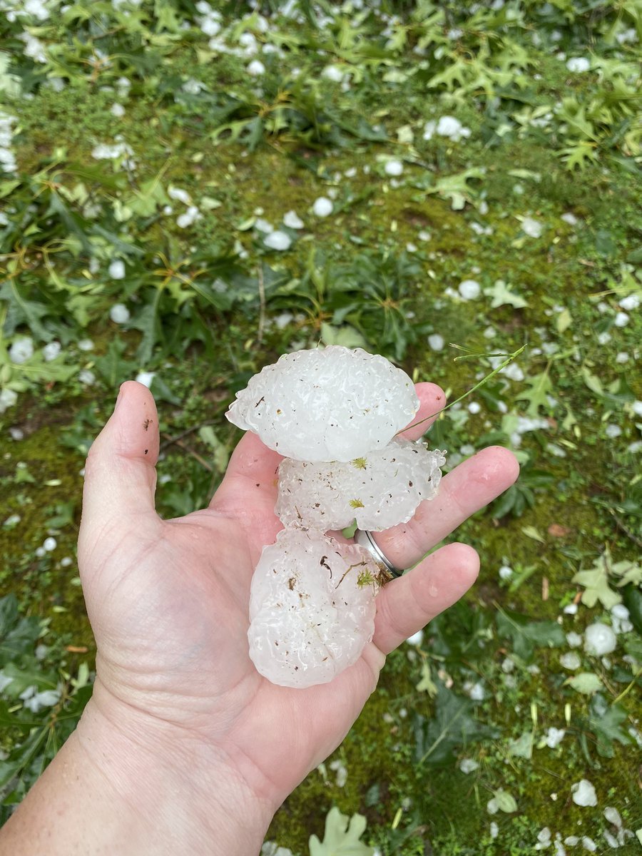 joshcurry11's tweet image. Lake Hamilton hail storm… @KATVToddYak
