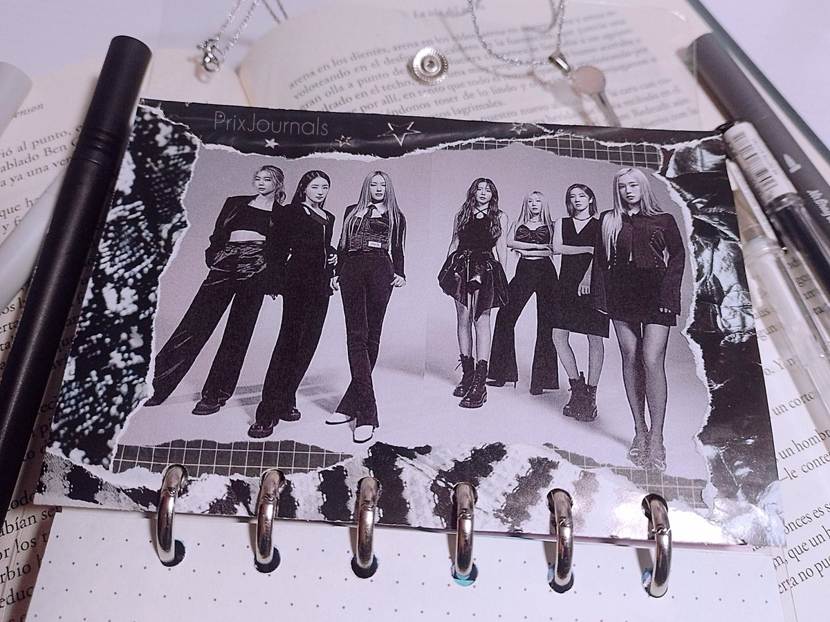 🤍🖤 @hf_dreamcatcher #Dreamcatcher #드림캐쳐 #KpopJournal #journaling #scrapbooking