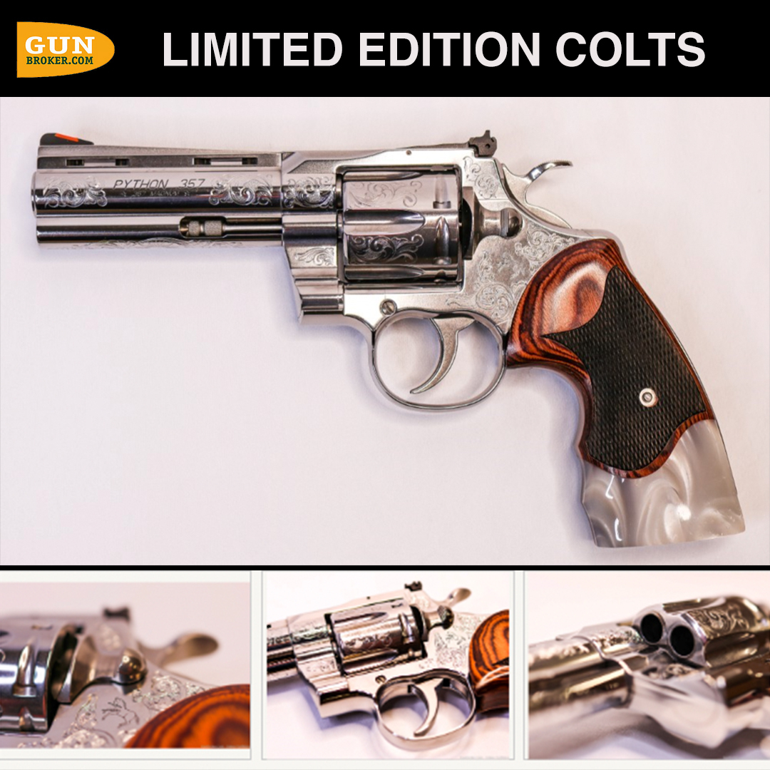 Product Spotlight: Limited Edition Colts on GunBroker
🔥 See them here: bit.ly/3KxNCVu

#gunbroker #colt