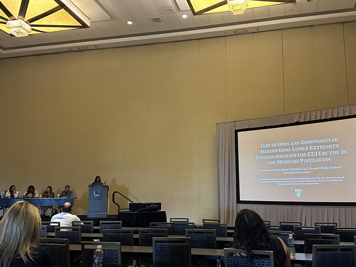 Outstanding presentations by Yale medical students and resident @ VAM. Congrats ⁦<a href="/KeyureeS/">Keyuree Satam</a>⁩ ⁦<a href="/andybrahm/">Anand Brahmandam</a>⁩ and joshua Huttler. ⁦<a href="/YaleVascular/">Yale Vascular Surgery & Endovascular Therapy</a>⁩ ⁦<a href="/YaleSurgery/">Yale Surgery</a>⁩ ⁦<a href="/YaleMed/">Yale School of Medicine</a>⁩ ⁦<a href="/YaleMedicine/">Yale Medicine</a>⁩ ⁦<a href="/VascularSVS/">Society for Vascular Surgery</a>⁩