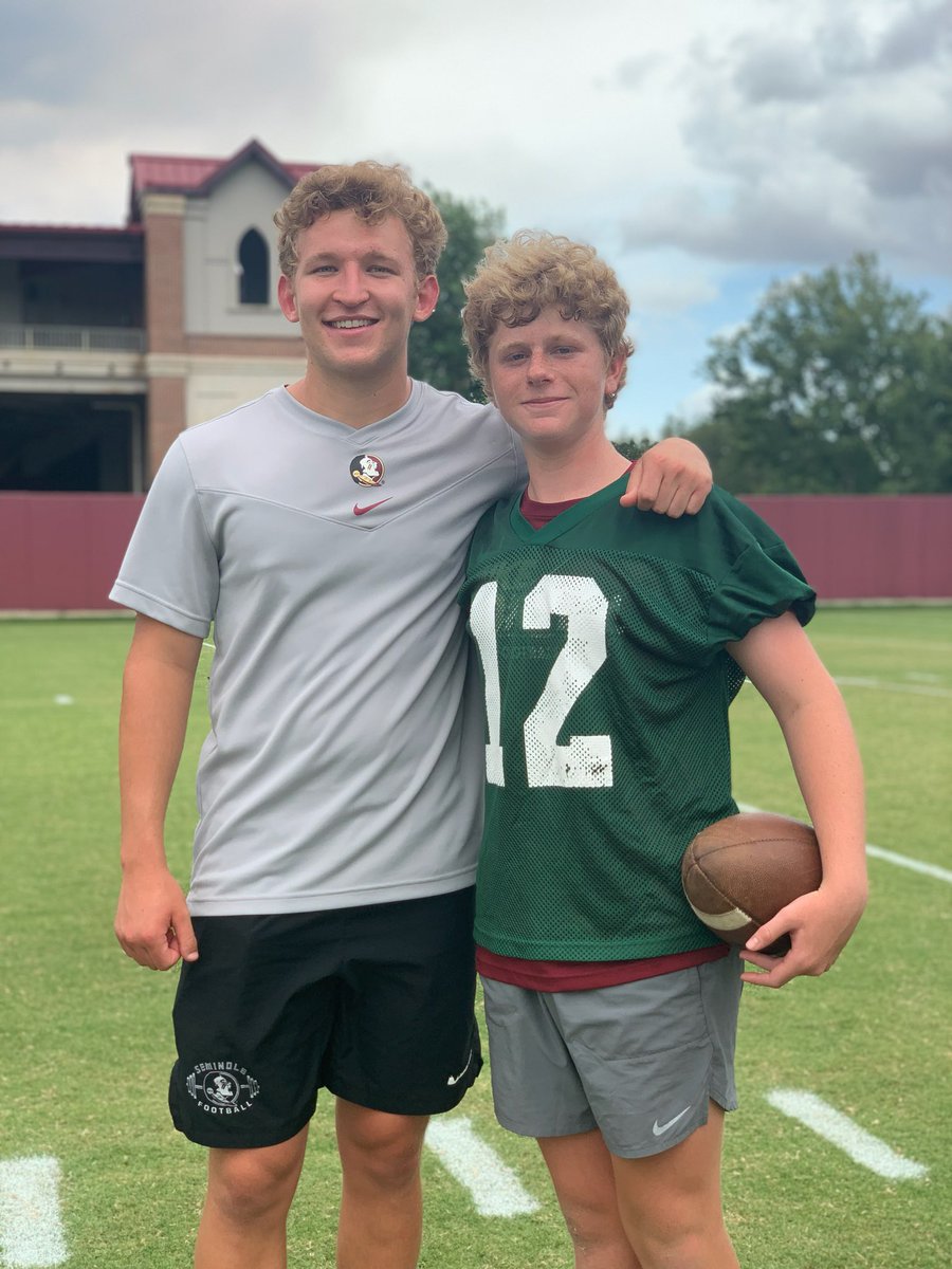 AJWinn16's tweet photo. Proud to say that I won the Florida State University underclassmen punting competition. I had an awesome experience and can’t wait to come back. @FSUCoachJP @john_sprad @Coach_Barfield @FSUFootball @mcgriff_tyrone @LeonLionsFB #rkt #rtr #4David https://t.co/m3KLxO7pR9