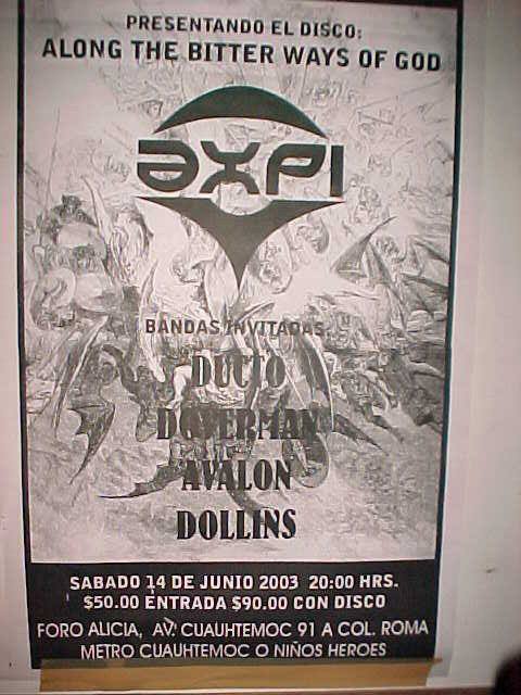 axpirocks's tweet photo. Hoy hace 20 años fue la presentación del disco "Along The Bitter Ways Of God" del AXPI en el @multiforoalicio
@sonidos_alicia
🔊🤘😎🥃
https://t.co/yxBccf8qdn
#AXPI #Ducto #Doverman #Avalon #Dollins #ATBWOG #PunkRock https://t.co/54zRBTc5mB
