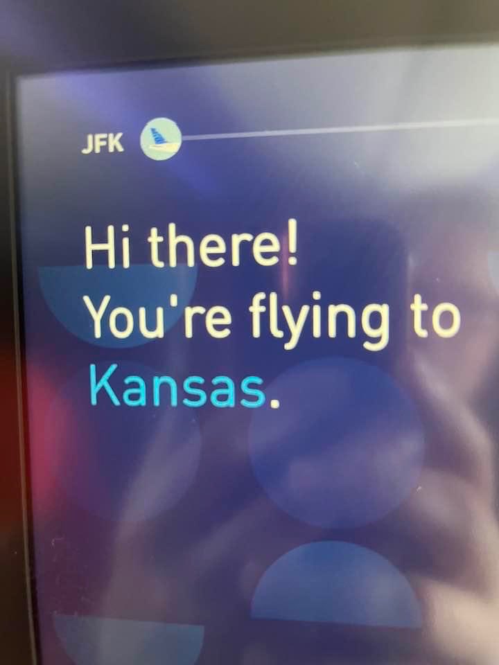 DanaHoresh's tweet photo. @JetBlue MCI is located in Missouri, not Kansas. 1) We loose confidence if you don’t know which state you are going to.  2) We are not fly over country. https://t.co/MOT3rklYBi