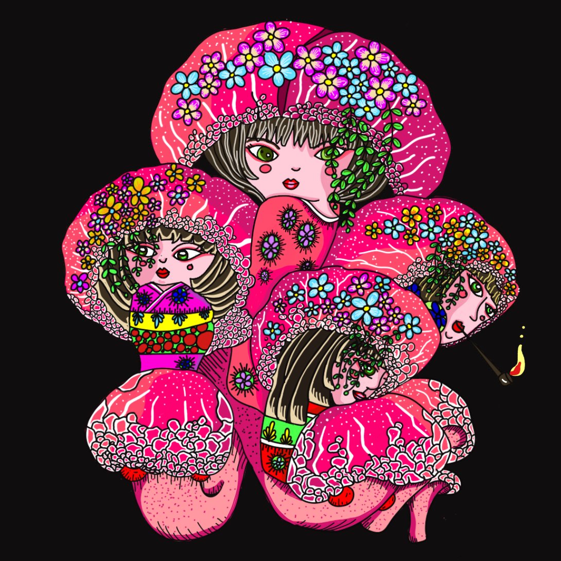 7174N's tweet photo. Gm.. always opening my eyes to find other oppurtunities..🤓
"Maiko Mushroom" is still available on objkt..DM for the shirt.. 
Have a nice day..
https://t.co/l7BsI9xcvp https://t.co/2nDZMngHIw