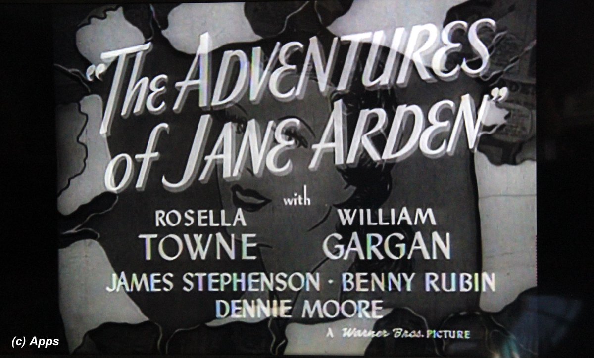 2/2 - Next was “The Adventures of Jane Arden”; a crime mystery ripped from the comic pages, as intrepid reporter Jane Arden works to take down a syndicate of jewel thieves. 
#JaneArden #crimedrama