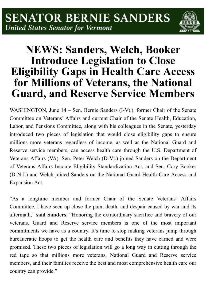 Sen. Bernie Sanders tweet media