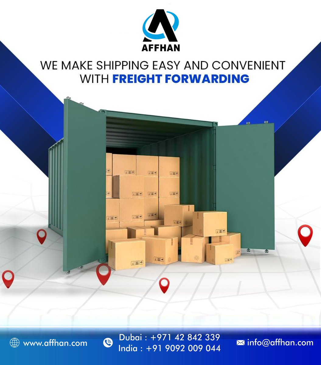 We Make Shiping Easy 😎
.
.
.
AFFHAN SHIPPING ❤️
.
.
#Affhan #Import #Export #Aircargo #frieghtforwarding #seafreight #nvocc #roadtransportation #forwardtogether #freightforwarding #freightforwardersinuae #dubaicargologistics #logisticscompany #logistics