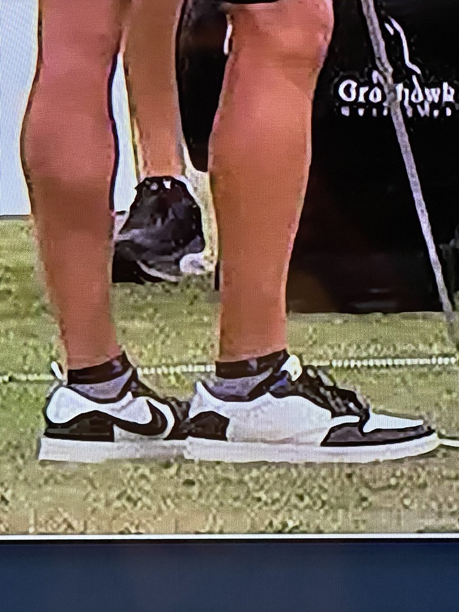 mattmoeller_'s tweet photo. Um, does @PhilMickelson have Travis Scott AJ1 golf shoes on? 😳
@trvisXX Please tell me these are releasing 🙏 
@usopengolf @PGATOUR @PGATOURComms @livgolf_league @LIVGolfNation @LIVGolfLatest @Jumpman23 @AirJordans2323 https://t.co/ZUfFE4vBbR