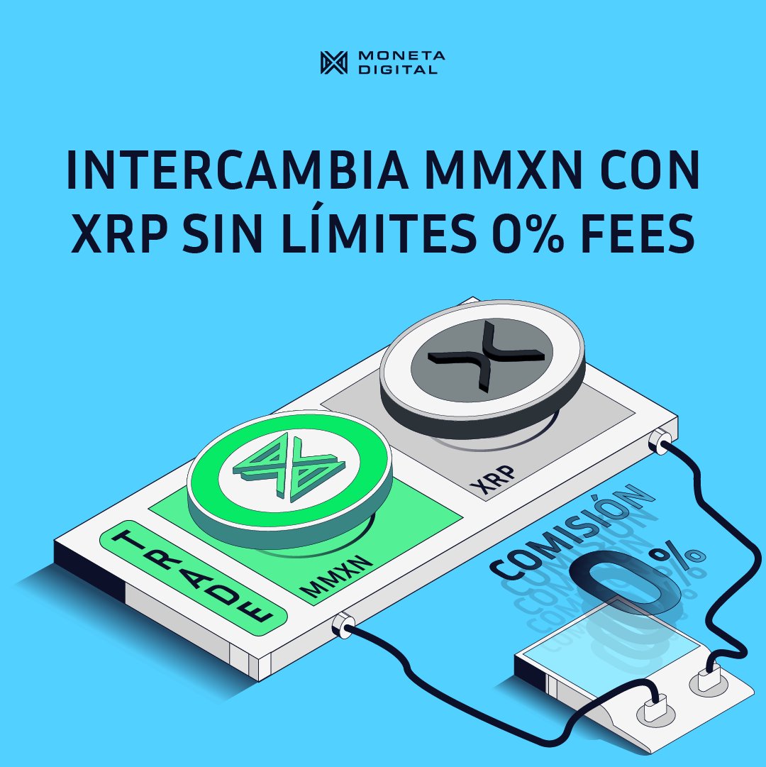 ¿Comisiones?, ¿Qué es eso? 🤔

🗣 ¡Conviértete en el #Trader que quieres ser, ahora SIN COMISIONES en el par #XRP - #MMXN! 🇲🇽🤩
#cripto #Bitcoin #trading #Inversiones