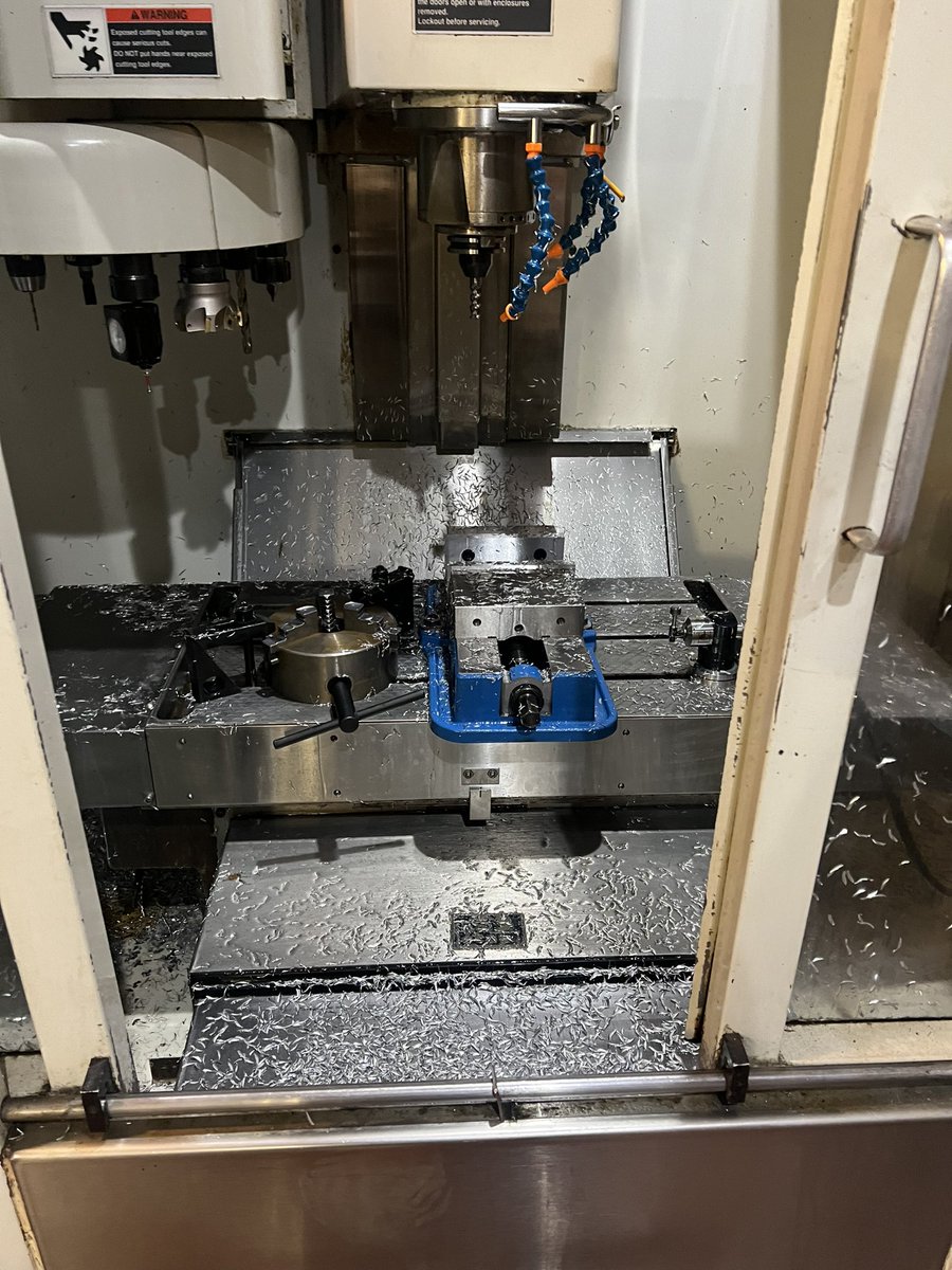 Remember tinkerers: the road doesn’t end for the home hobbyist at 3d printers. For the price of a optioned Prusa XL you can get a 10,000lb vertical machining center that will fit in a one car garage.