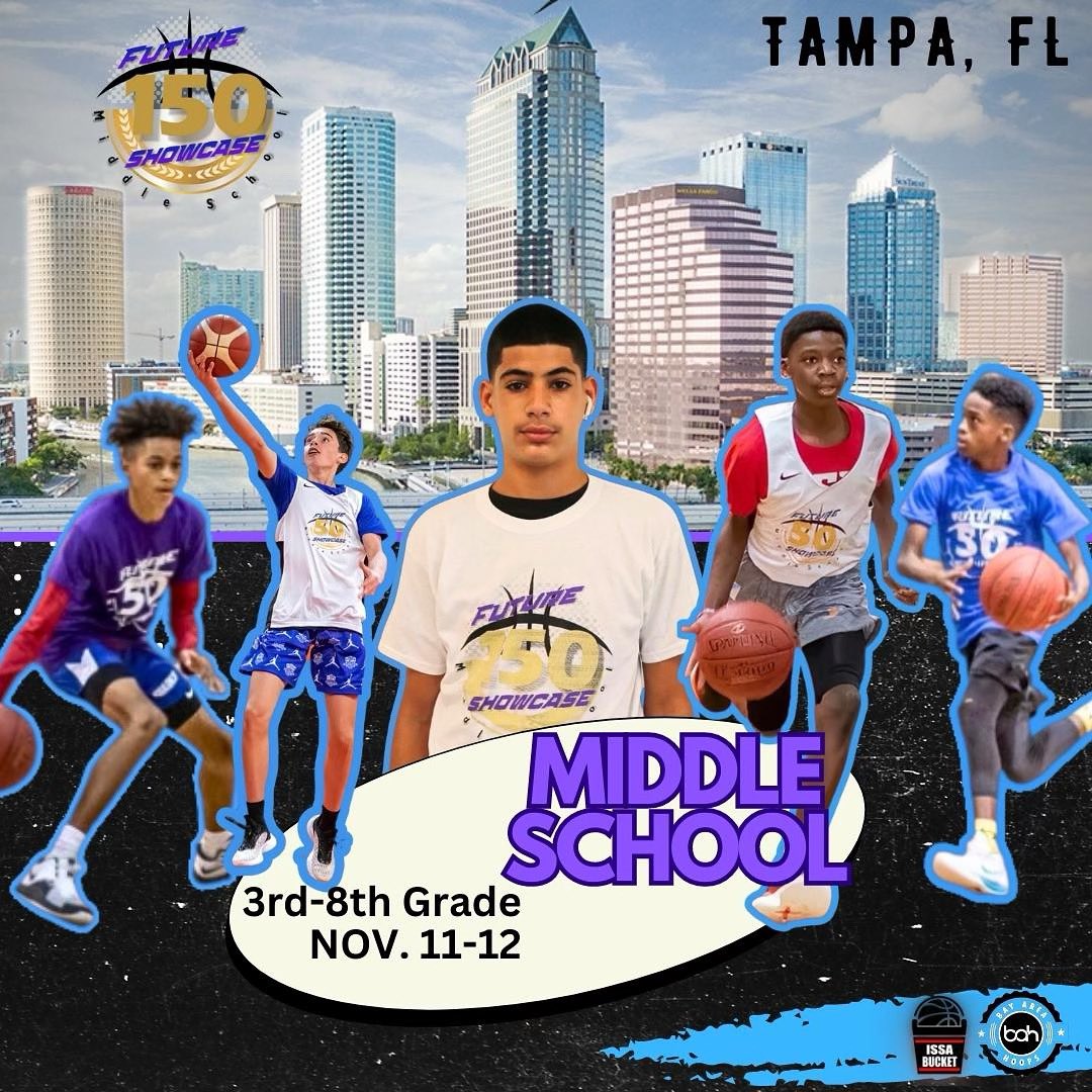 Future 50 Camp (@50showcase) on Twitter photo WERE BACK AT IT!!! NOVEMBER 11-12 2023
Elementary & Middle School (3rd to 8th grades) don't miss this opportunity. 🔥Get your spot‼️ SCOUTS, EVALUATORS & MEDIA plus the opportunity to receive INVITES to other top events‼️ (LINK IN BIO) <a href="/IssaBucketPro/">Issa Bucket</a> <a href="/BayAreaHoopsfl/">Reg Burke ΦΒΣ🤘🏾</a> WERE BACK AT IT!!! NOVEMBER 11-12 2023
Elementary & Middle School (3rd to 8th grades) don't miss this opportunity. 🔥Get your spot‼️ SCOUTS, EVALUATORS & MEDIA plus the opportunity to receive INVITES to other top events‼️ (LINK IN BIO) <a href="/IssaBucketPro/">Issa Bucket</a> <a href="/BayAreaHoopsfl/">Reg Burke ΦΒΣ🤘🏾</a>
