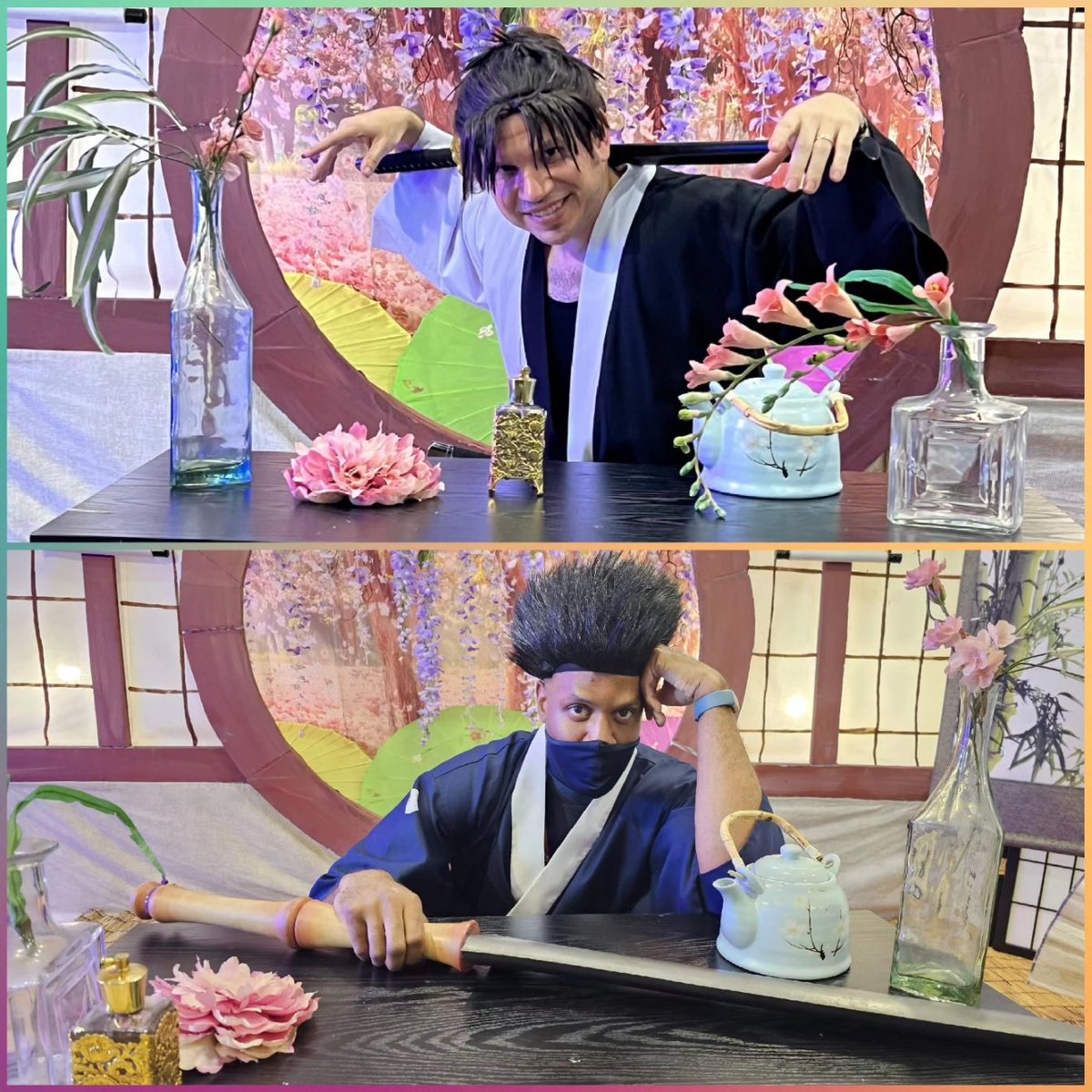Whodigiya's tweet photo. Manji &amp; Taito: The best of pals. I had a blast running around in Blade of the Immortal #cosplay with @Dreaded_87!

Manji kimono: @fabrimancer
Manji wig styling: @sayakatcosplay
Taito kimono: Fromderby_cosplay
Taito sword: @Cosplaytendency

#BladeOfTheImmortal https://t.co/CioAIdBHBa