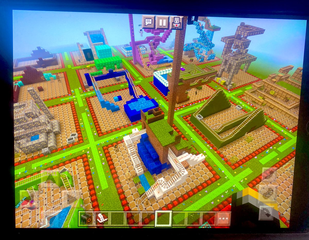 MsColleenK's tweet image. 🎢🎮Students rocked a Minecraft roller coaster challenge at school! Their creativity was awe-inspiring with loops, twists, and water features.🌊🚀They shared their impressive work on Seesaw for a virtual ride. 🎠📲👏#MinecraftChallenge #StudentCreativity #RollerCoasterBuilders