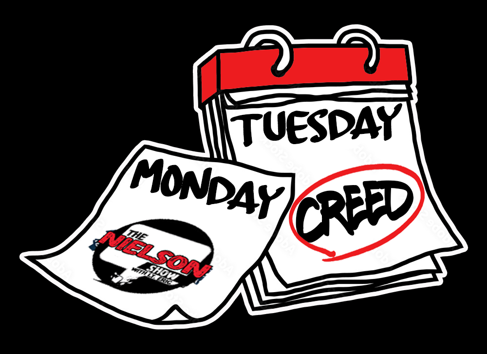 If I'd known that yesterday was the final Creed Tuesday, I would have cranked it up, & savoured it.... #AMNasty