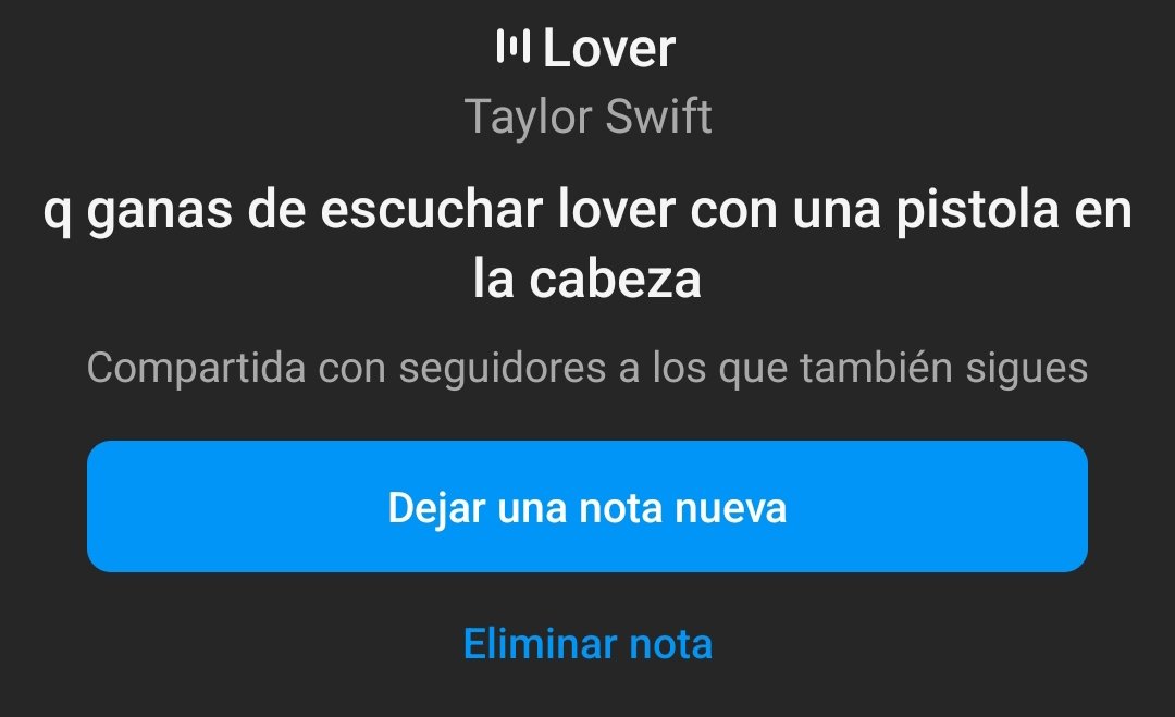 KrisMiranda23's tweet photo. soy esa 

#Lover #TaylorSwift #notas #INSTAGRAM https://t.co/HAV2OBaQo3