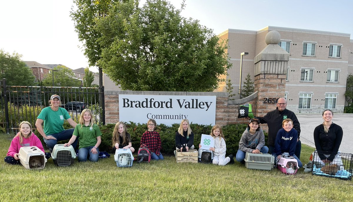 MariekePatton's tweet photo. The South Simcoe 4-H π° Club enjoyed a visit to Bradford Valley Seniors Community! Members introduced their rabbits to the residents! We saw lots of π to meet our furry friends! We used our ποΈ for larger Service sharing our β€οΈ for our animals with our community! π° π https://t.co/PyuKfiiYrW