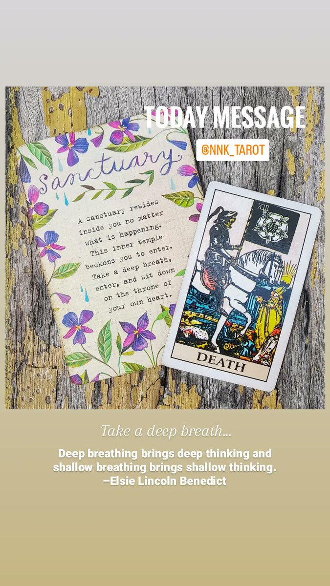 #TodayMessage
Kamis, 15/6/2023
Follow IG @nnk_tarot

#cardoftheday #dailytarot #everydaytarot #tarotcard #oracletoday #enjoyyourday #haveagreatday #tarotmood #tarotmessage #Tarotcards #todaytarot #tarotlovers