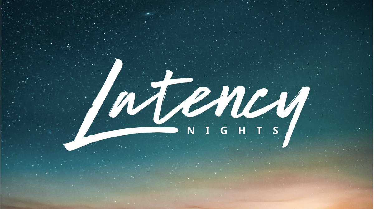 Psst.... did you know we've now got a meetup group so you can enjoy our awesome content all year round?
meetup.com/latency-nights/