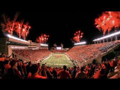 CoachdjCheetah's tweet photo. A volcano may lie dormant for many years, but eventually it will erupt again. 

“It’s a great time to be a Hokie!” #LGH https://t.co/NvRdVtUAYW