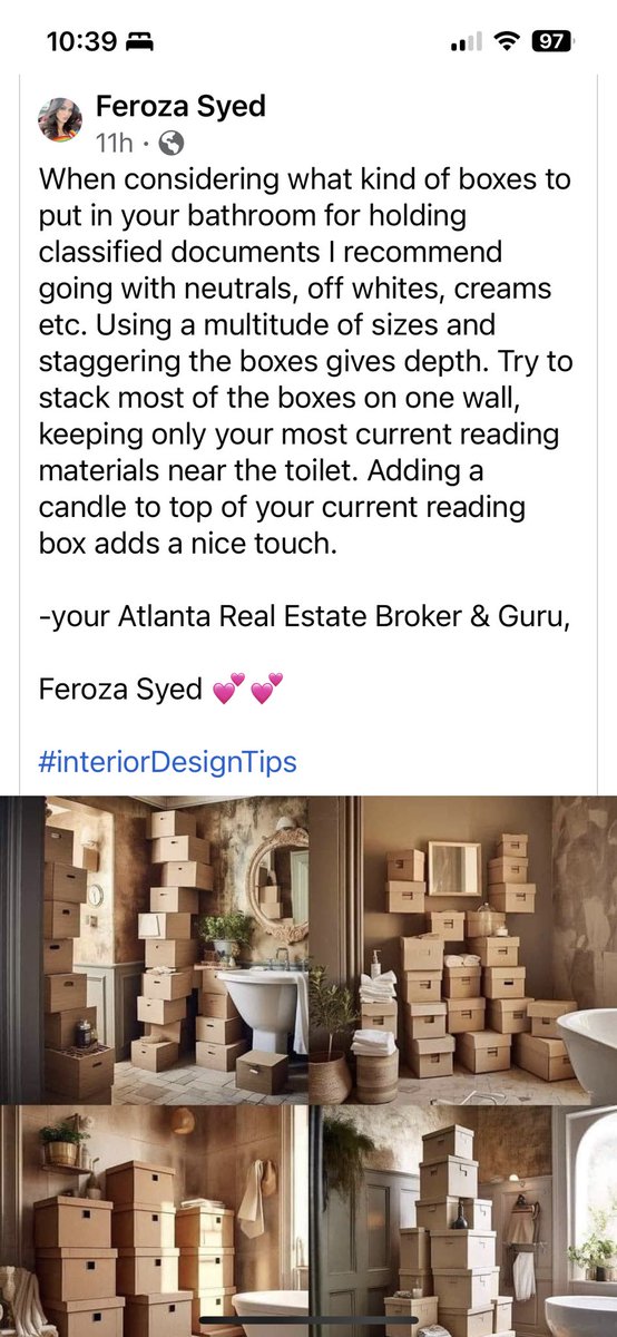 TheNateSykes's tweet image. Ok, I nearly spewed my cocktail (but I’m not wasteful )
#ClassifiedDocuments #interiordesign