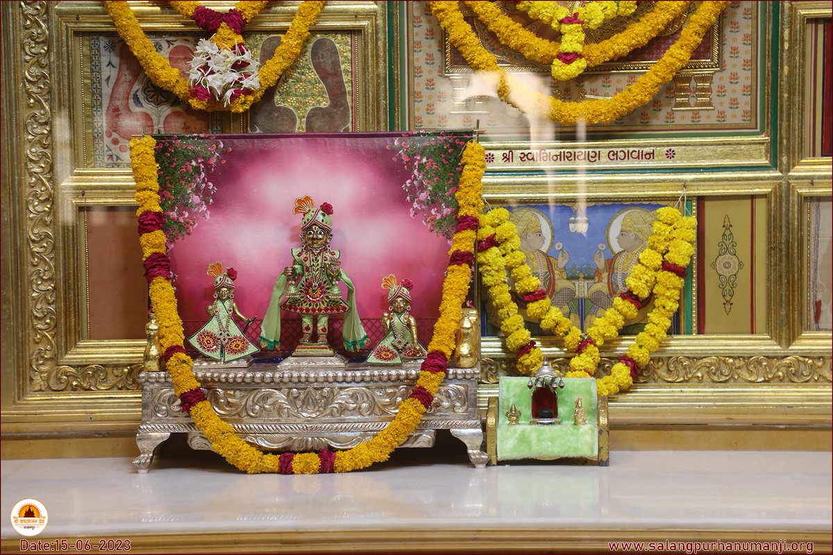 Darshan : 15-06-2023
Hello Devotees
Jai Shri swaminarayan
Shringar Darshan of Shri kashtbhanjandev hanumanji Maharaj Salangpur dham.
salangpurhanumanji.org
#swaminarayan #inspiration #quote
