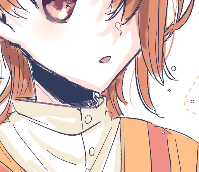 これは昨日の夜うとうとしながら描いてて納得いかなくて消した残骸
