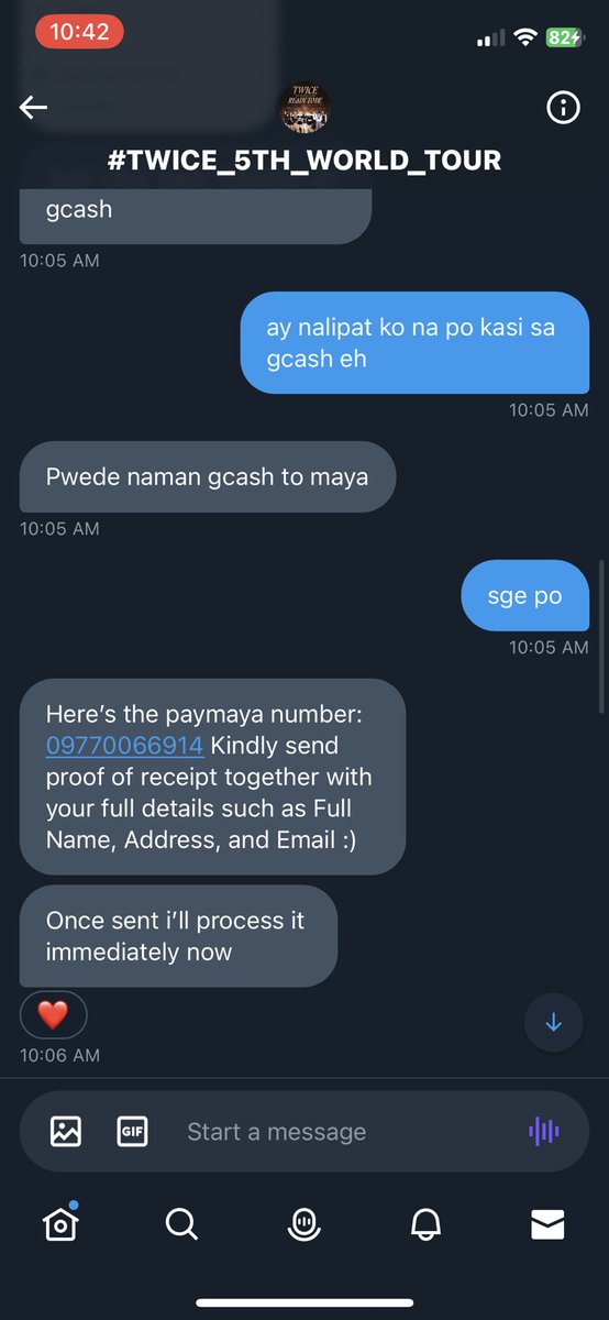PLEASE HELP PO ‼️‼️‼️ 

sa sobrang desperate ko at kaba nag pa pasabuy ako since low qn ng 120 daw siya plss help me na marecover yung binayad ko, until now hindi na po siya nag rereply 😭😭😭 pls help me po huhu ang tanga ko lang hindi ko man lang vinerify 😔😭