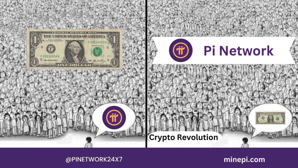Take part in the Pi crypto revolution and make that change.⚡
