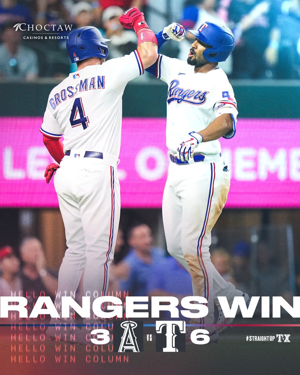 Rangers's tweet photo. Happy WINsday, y'all! #StraightUpTX https://t.co/2RAwphfhUi