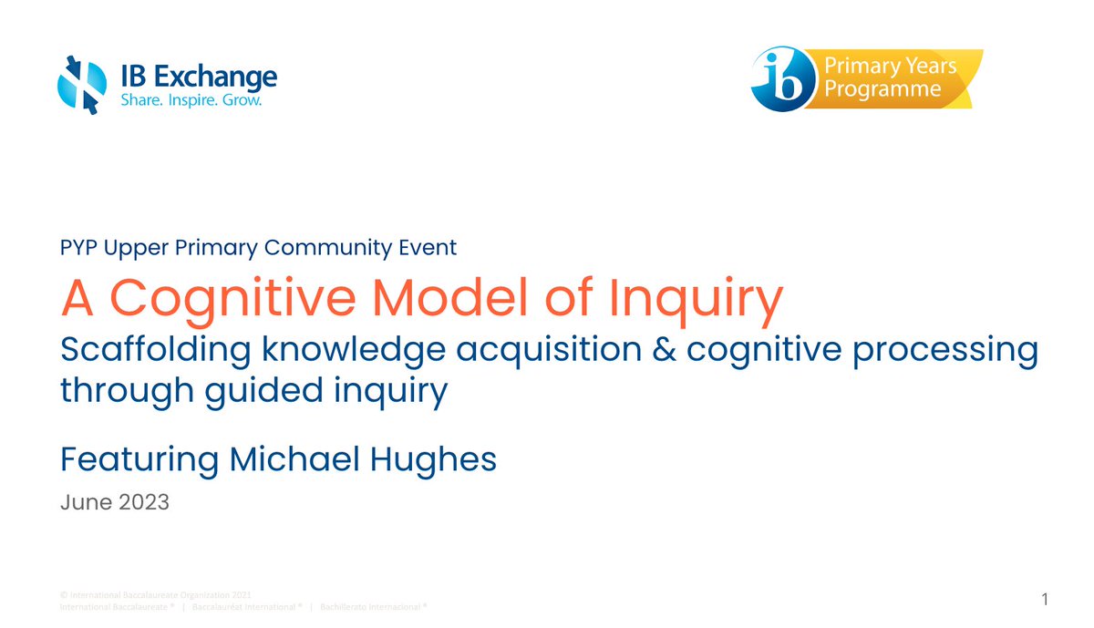 HughesTokyo's tweet image. If you missed the @ibpyp IB Exchange session on how we at @SAISSingapore have aligned lines of inquiry to key concepts and phases of inquiry you can watch here tinyurl.com/3c5xm4mn This approach provides clarity for students & teachers and scaffolds student thinking #pypchat