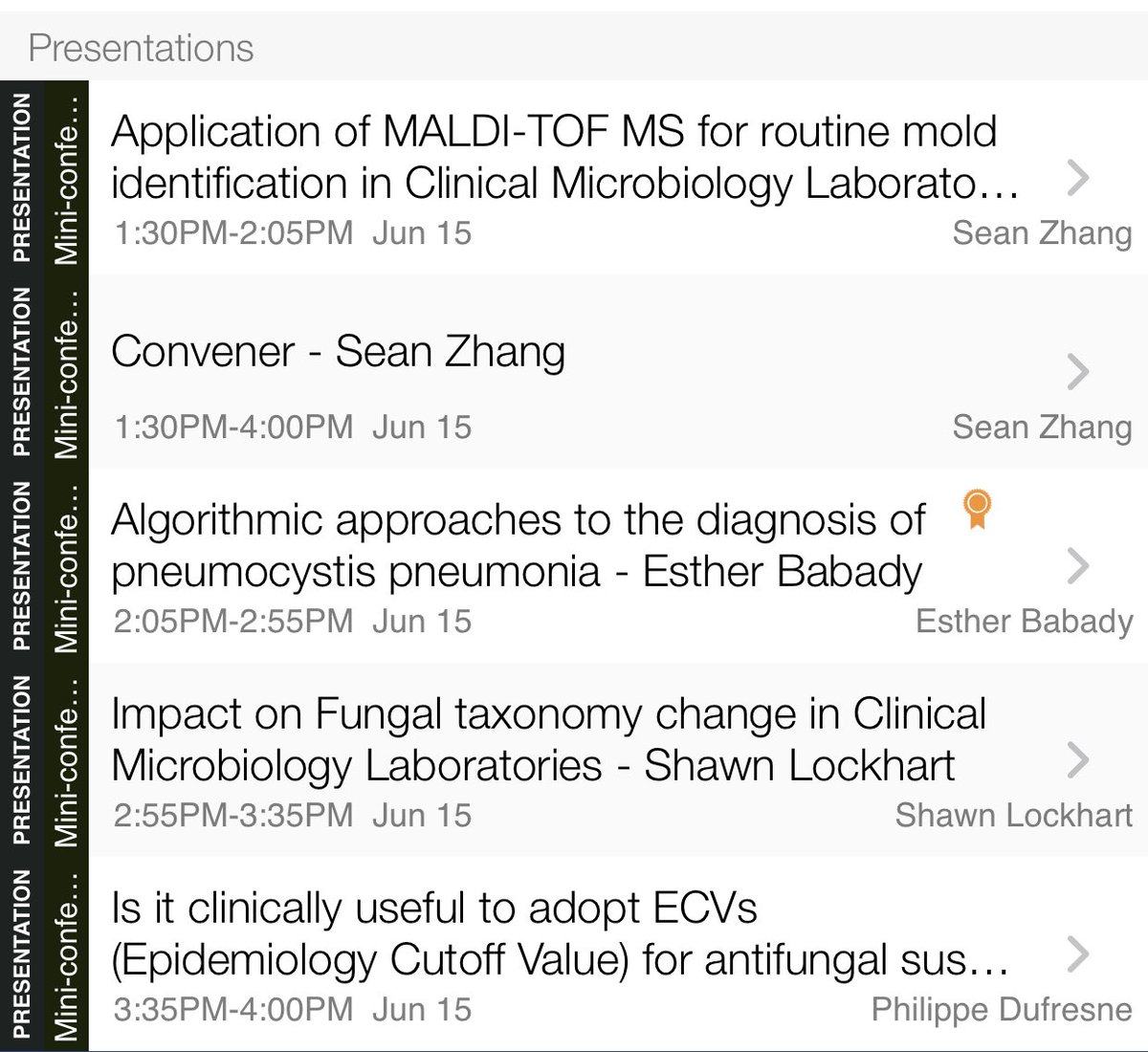 EBabady's tweet photo. #ASMicrobe Join us for the #FDLC 🍄 session “No More Hiding In Plain Sight! Working To Fill Fungal Diagnostic Gap” June 15th 1:30 pm Room 361 A-F! https://t.co/G0Z9tRfTN8 #Clinmicro @ASMicrobiology https://t.co/y5PQDN1Sco