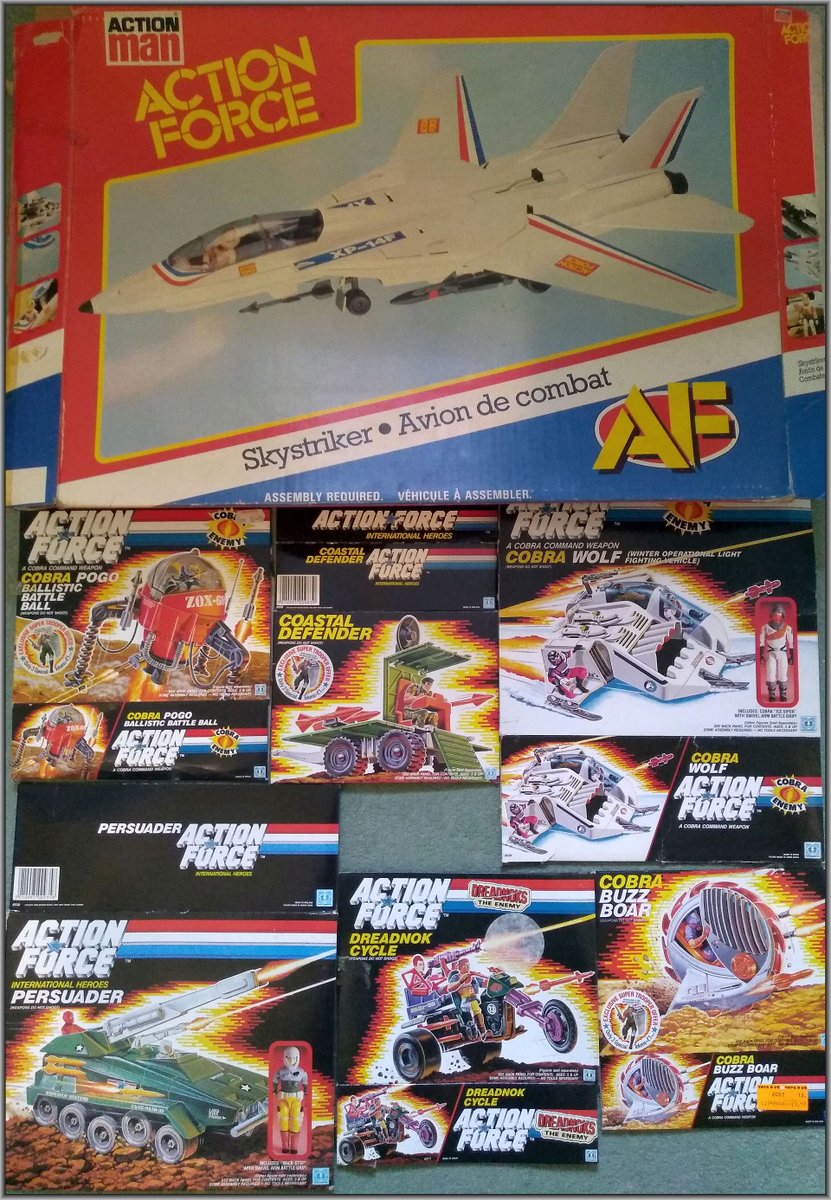 Day 15
A selection of vehicles boxes I managed to hang onto - part 1: Action Force branding.
#Palitoy #ActionForce #GIJoe #YoJoeJune