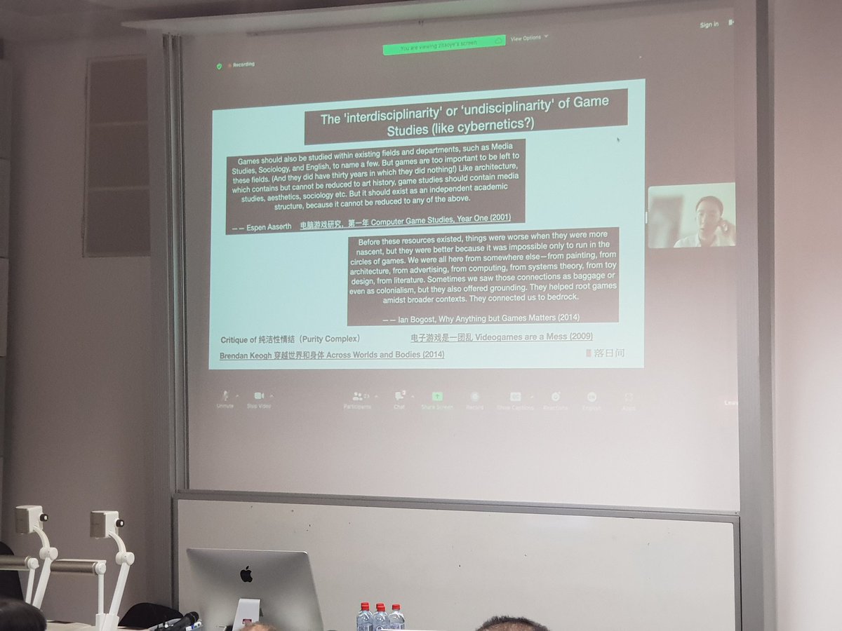 jemztones's tweet photo. post lunch session "the gaming business" chair @BRKeogh with @christydena on "Right Relations in Games Events &amp; Funding", @kylejmoore on "Global Mobile Game Cultures" and @Nir_yezi &amp; Shengyu Liu on "Becoming Transversal and Interface: the works, approaches of Sunset Sway" #gsoap https://t.co/uVVjPPiEjv